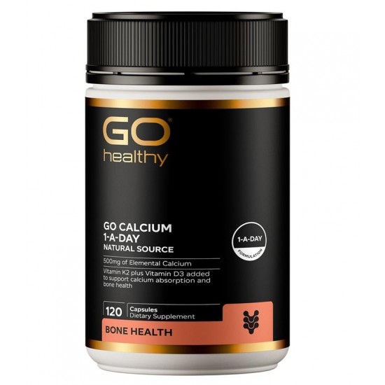 Go Healthy 高之源有机高 钙胶囊120粒 Go Healthy 高之源有机高 钙胶囊120粒